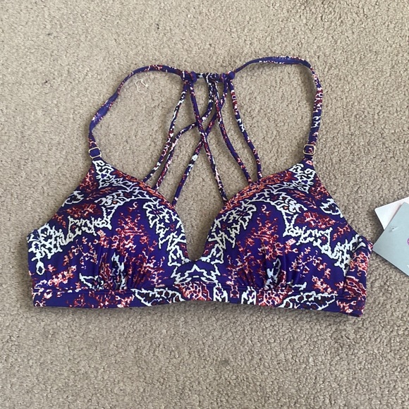 Athleta Aqualuxe Molded Bikini Top Small - Picture 3 of 6